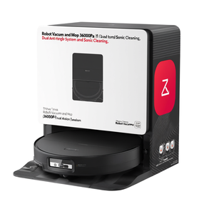 Robot Vacuum and <b>Mop</b> 36000Pa with Dual Anti-Tangle System and Sonic <b>Cleaning</b> - Product Image 2