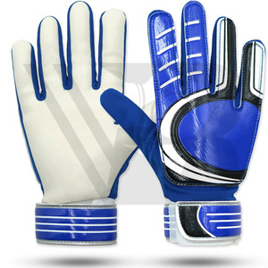 <b>Custom</b> Leather Professional Goalkeeper Gloves High Quality Breathable Adjustable Velcro Closure Non-Slip Waterproof Made - Product Image 1