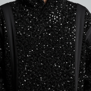 Sweat à capuche zippé premium en strass 500 g/m² pour homme, coupe oversize, en molleton bouclette épais, délavé à l'acide, style streetwear, personnalisable, OEM - Product Image 2