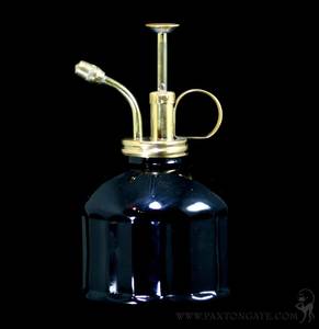 Black Glass Watering Can With Brass Pump For <b>Gardening</b> Durable Design - Product Image 1