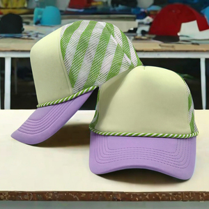 Wholesale Custom Trucker Hat 100% Cotton Mesh Breathable <b>Waterproof</b> Front Panel Fashion Outdoor Patch Snapback <b>Cap</b> - Product Image 2