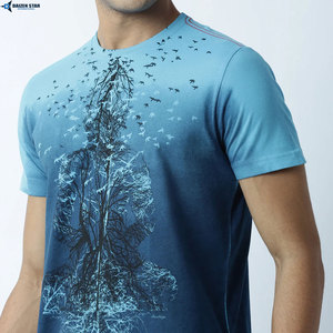 Camiseta Deportiva de Poliéster/Algodón con Serigrafía Personalizada, Proveedor OEM ODM, Secado Rápido, Ecológica y Transpirable - Product Image 5