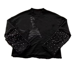 เสื้อยืดแขนยาวผู้ชายแบบลำลองสองชั้น สไตล์วินเทจฟอกสี ยี่ห้อ Custom Manufacturers - Product Image 3