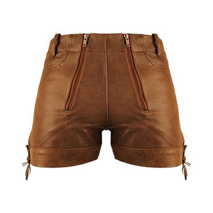 Servicio OEM, Precio Razonable, Pantalones Cortos de Cuero para Hombre, Último Estilo, Diseño Personalizado, Pantalones Cortos de Cuero para Hombre al por Mayor - Product Image 1