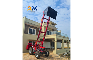 Telescopic Husk Loader for Kubota Tractor 49HP 4WD 400kg Bucket Capacity Superior Dumping Agricultural <b>Machinery</b> & Equipment - Product Image 3