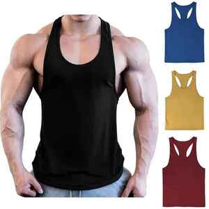 Wholesale Hot Sale <b>Men's</b> Tank Tops <b>for</b> Summer Custom Logo Gym Fitness Workout <b>Singlet</b> Muscle Bodybuilding <b>Men</b> Tank Top - Product Image 1