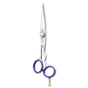Ciseaux de coiffeur 2026 en acier inoxydable 4Cr13 avec pointe arrondie, poignée pour droitier, design de logo personnalisé, haute qualité, prix abordable - Product Image 1