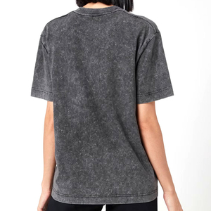 Camiseta de Mujer con Lavado Ácido, Algodón Suave, Estilo Retro Urbano, Informal, Transpirable, Deportiva, de Manga Larga, para Mujer y Hombre - Product Image 6