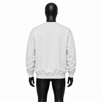 Sweat-shirt à col rond en molleton de coton personnalisé avec imprimé graphique d'araignée, unisexe, streetwear, coupe ample, pour hommes et femmes, vente en gros