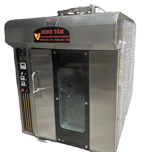 Four rotatif électrique à 8 plateaux Minh Tam LX8M pour boulangerie, 220V/380V, protection contre la surchauffe, garantie 1 an, fabriqué au Vietnam - Product Image 1