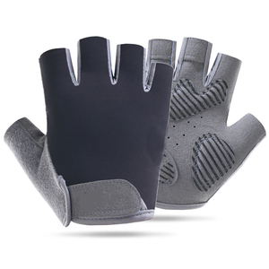 Gants de cyclisme demi-doigts en maille respirante unisexe pour l'été et le fitness - Product Image 1