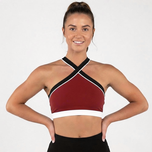 Hot Selling Popular Design Yoga Plus Size <b>Crop</b> <b>Top</b> Fitness Running Yoga Bra Sports Bra for Ladies - Product Image 1