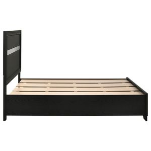 Urbana Full <b>Storage</b> Panel <b>Bed</b> <b>Black</b> Up-Holstered <b>Bed</b> with Durable <b>Storage</b> Features - Product Image 6