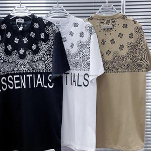 Camiseta de Hombre de Marca Popular, Manga Corta, Corte Regular, Material de Algodón, Estilo Casual, Estampada, Nuevo Modelo, Lote en Stock, Venta al Por Mayor - Product Image 1