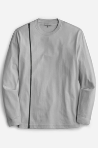 Camiseta '' SOSH 4 '' para hombre, camiseta de manga larga con cremallera lateral Rumi - Product Image 2