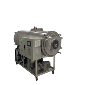 เครื่องอบแห้งแบบแช่เยือกแข็งด้วยระบบสุญญากาศอัตโนมัติ ควบคุมด้วย PLC ทำจากสแตนเลสสำหรับการแปรรูปอาหาร รุ่น WHFD-100 - Product Image 2