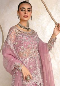 Tenue de soirée moderne pour femmes, robes de soirée, vêtements pakistanais traditionnels en 3 pièces, broderie, design personnalisé - Product Image 4