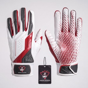 American Football <b>Gloves</b> for Men and Youth, Sticky Grip Performance Receiver <b>Gloves</b> for Training and Game Day Use - Product Image 3