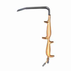 Retractor de Fibra Óptica Tebet para Cirugía Plástica, Doble Mango con Extremo Liso, Acero Inoxidable 18.5, para Cirugía General y de Senos - Product Image 2