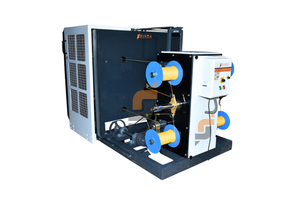 Máquina automática de torsión de hilo de 4 hilos SSE PYT 04V, 5 a 75 HP, 2000 RPM, torsión de 20 a 80 TPM, 4 bobinas de alimentación, 4 bobinas de recogida - Product Image 3