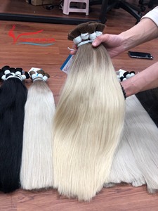 Paquetes de peluquería a granel de color sin procesar hasta 100% extensiones de cabello humano de Mujeres de montaña vietnamitas - Product Image 4