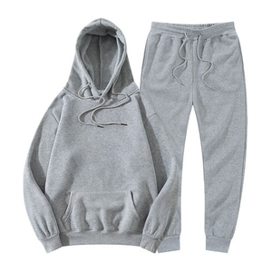 Best Design Pullover <b>Tracksuits</b> Customization Logo 100% Cotton Fleece Blank <b>Plain</b> Clothing Manufacture Pullover <b>Tracksuit</b> - Product Image 3