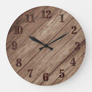 Horloge murale en bois très vendue, décoration de table de chevet, nouveau design, décoration intérieure, différentes tailles et couleurs de bois - Product Image 3