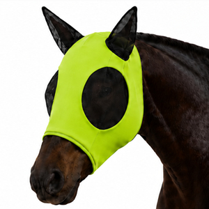 Nouvelle Arrivée : Masque Anti-Mouches pour Cheval Professionnel, Protection UV, Maille Respirante, Haute Qualité, avec Couvre-Oreilles Visible pour l'Équitation en Extérieur - Product Image 6