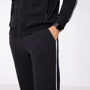 Colección de Invierno, Chándal Deportivo para Hombre, de Algodón y Forro Polar Grueso, Color Sólido, con Cordón Ajustable, Logotipo Personalizado, Nueva Llegada - Product Image 4