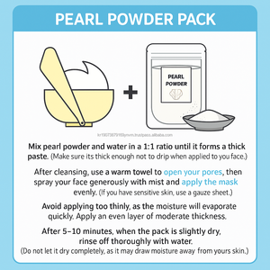 Coreano oem polvere di perla naturale brillantante maschera di argilla per la pelle di bagliore Booster essenza K bellezza radiante facciale - Product Image 5