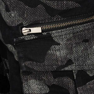 Shorts cargo décontractés pour hommes, multi-poches, logo personnalisé, séchage rapide, respirant, anti-plis, taille élastique, 100% coton, couleur unie - Product Image 6