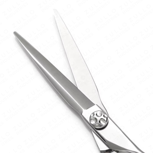 Ciseaux de coiffure professionnels en acier inoxydable 440C, cisailles de barbier avec vis de tension réglable et design personnalisé - Product Image 2