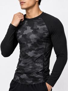 Chemises de protection anti-UV pour hommes à manches longues en spandex écologique imprimées sur mesure - Séchage rapide, respirantes, sans couture, sportives, service OEM - Product Image 5