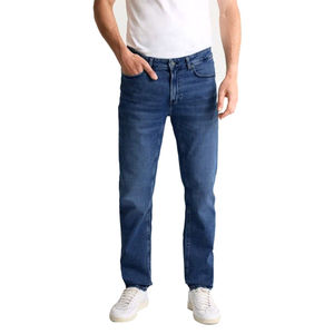 Jeans de Invierno para Hombre, Estilo Vintage, Corte Recto, Ropa Casual de Moda, Resistentes y Duraderos para Actividades al Aire Libre y Uso Diario - Product Image 1