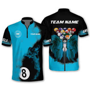 Custom Own Brand Men's for <b>Shirts</b> ODM Supply 100% Polyester Solid Canvas Colored Uniform Polos for Billiard Golf and <b>Bowling</b> - Product Image 1