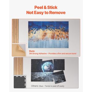 6 <b>Pack</b> <b>Pastel</b> Self-Adhesive Acoustic Panels 23.6 X 23.6 Inch for Home Art Decor - Product Image 3