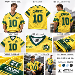 Camiseta de Fútbol Americano Y2K Premium Oversized Sublimada, Superventas, Transpirable, Estilo Urbano Holgado, Cuello en V, Retro - Product Image 2