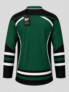 Nouvelle Arrivée Maillot de Hockey sur Glace Personnalisé OEM pour Hommes, Femmes et Jeunes – Respirant, Nom et Numéros Brodés Authentiques – Créez Votre Propre Design - Product Image 4