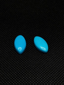 Turquesa Natural Premium en Forma de Marquesa, Cabujón de 10x5 MM, Gema Suelta para Joyería Hecha a Mano, Anillo, Colgante - Product Image 5