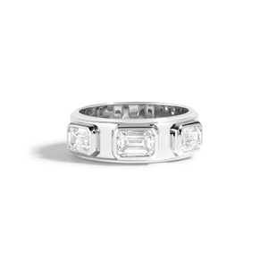 Plain Wedding Band Wide <b>Domed</b> High Polish Finish Comfort Fit <b>Rings</b> Unisex Dad Bands 14K 18K Solid Gold 925 Silver B2B Wholesale - Product Image 3