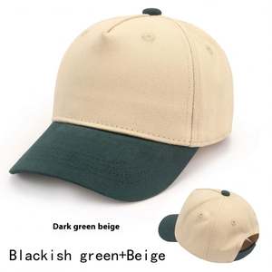 Gorra de Béisbol de 5 Paneles para Niños y Adultos, Nueva Moda 2025, de Algodón, Deportiva, de Dos Tonos, con Cierre a Presión - Product Image 6