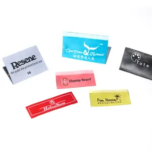 Factory Manufacturer Custom High Density Garment Labels And Tags For Clothing Shirts Bags And Hats
