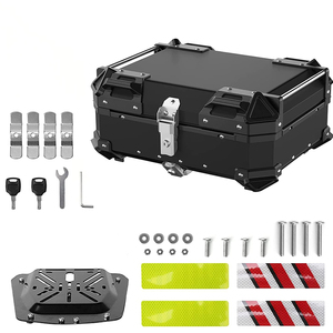 Baúl de Motocicleta Impermeable de Aleación de Aluminio de 25L, Caja de Almacenamiento <span class=keywords><strong>para</strong></span> Motocicleta, Baúl Trasero Superior <span class=keywords><strong>para</strong></span> Motocicleta - Product Image 6