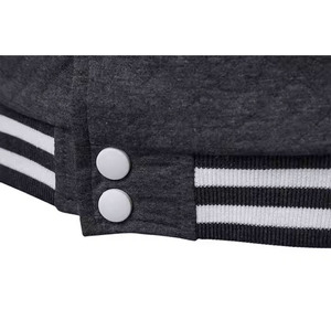 Veste universitaire Letterman pour homme, très tendance automne-hiver, 100% coton et laine, avec logo brodé personnalisé, unisexe - Product Image 4