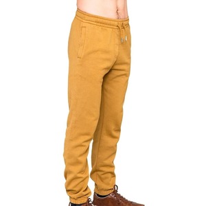 Women's Mustard Yellow Casual Fleece Corduroy Anti-Pilling Vintage Decoration Sand Wash Drawstring Closure Midweight Sweatpants - Product Image 3