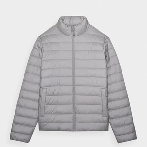 Hot Selling Men's Hooded Puffer Jacket Winter <b>Warm</b> Windproof Water Resistant Casual Bubble <b>Coat</b> with Embroidered Logo Jackets - Product Image 2