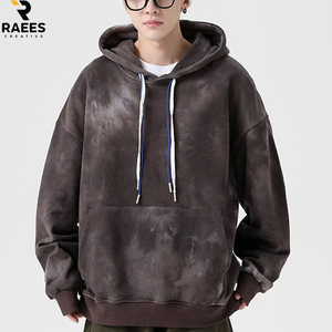 Pull-over Homme Streetwear Oversize de Haute Qualité, Grammage Lourd, Effet Délavé, Usé, Vieilli, Personnalisé, Style Vintage, Lavage Acide - Product Image 6