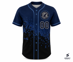 เสื้อเบสบอล SINEWY SPORTS สำหรับผู้ชาย แบบสั่งทำพิเศษ ปักลาย ระบายอากาศได้ดี ผ้าโพลีเอสเตอร์ 240 กรัม แขนสั้น ใส่ได้ทุกฤดู ทรงปกติ ไซส์พลัส - Product Image 2