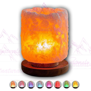 Lámpara de Sal del Himalaya Más Vendida, Lámpara de Sal del Himalaya de Cristal Natural, Lámpara de Sal del Himalaya con Brillo Cálido para Decoración del Hogar - Product Image 4