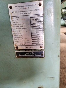 เครื่องจักรกลึงเฟือง WMW Modul ZFWZ 400/4 - Product Image 4